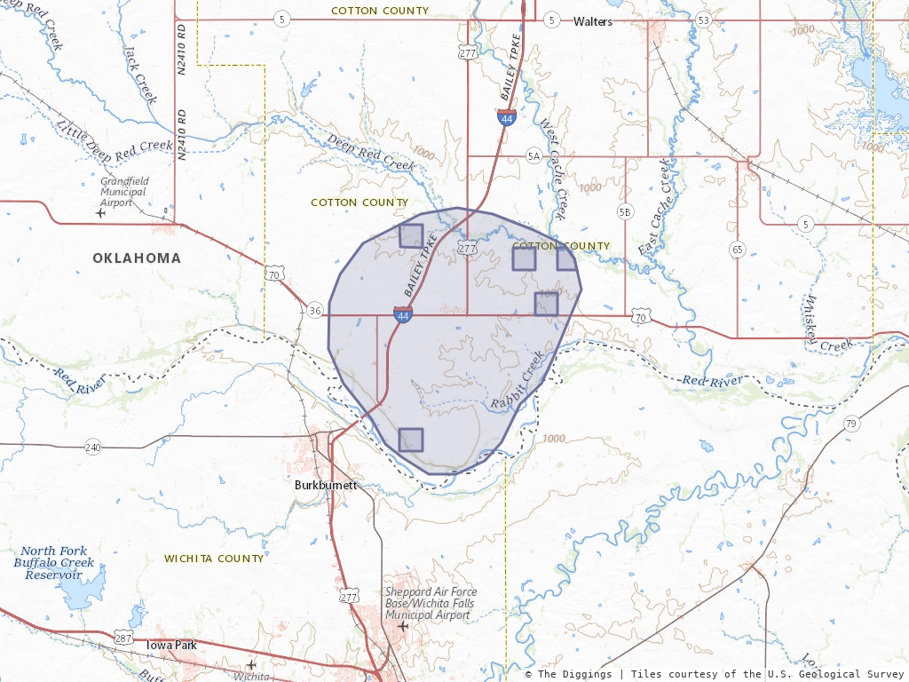 Randlett Mining District, Texas The Diggings™