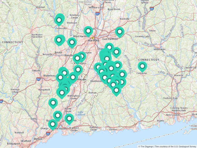 Portland Ct Gis Map Portland, Connecticut Mines | The Diggings™