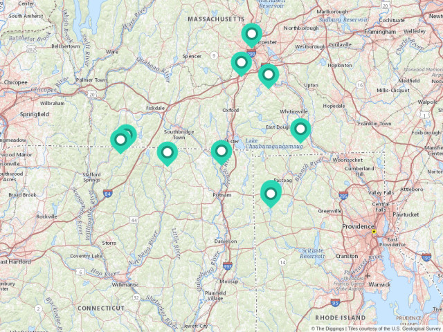 North Grosvenordale Ct Map North Grosvenor Dale, Connecticut Mines | The Diggings™