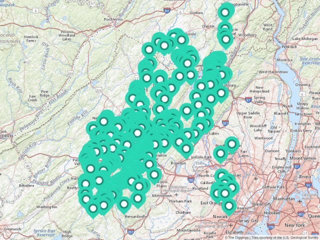 Oak Ridge Nj Map Oak Ridge, New Jersey Mines | The Diggings™