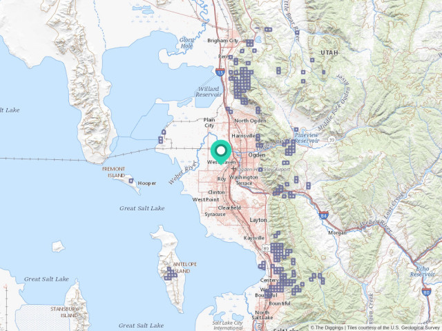 West Haven Utah Map West Haven, Utah Mining Claims And Mines | The Diggings™