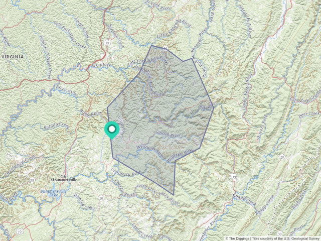 Webster County Wv Map Mining In Webster County, West Virginia | The Diggings™