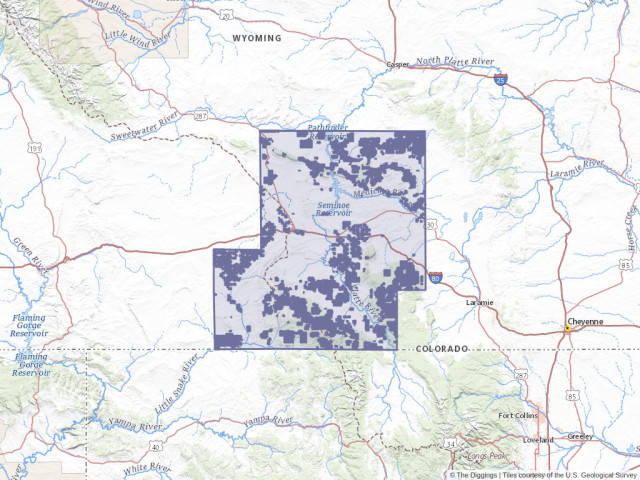 Carbon County Wyoming Map Mining In Carbon County, Wyoming | The Diggings™